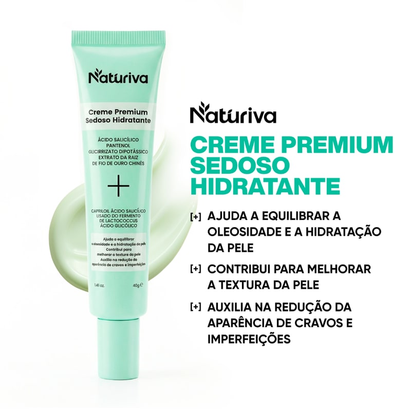 Creme Facial Sedoso Hidratante Naturiva